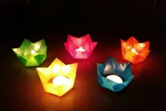 Papier-Windlichter basteln im Advent