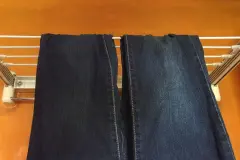 W&auml;sche ohne Klammern aufh&auml;ngen