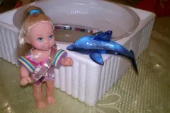 Planschbecken f&uuml;r kleine P&uuml;ppchen einfach herstellen