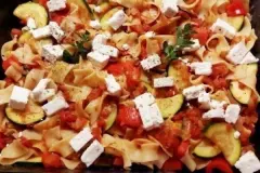 Nudelauflauf mit Schafsk&auml;se