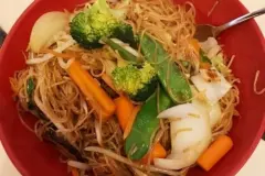 Gebratene chinesische Nudeln