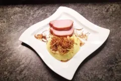 Selchfleisch mit Kartoffelp&uuml;ree aus dem Schnellkochtopf