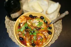 Oliven-Sherry-H&auml;hnchen aus dem Schnellkochtopf