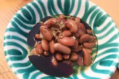 Bohnensalat aus getrockneten Bohnen