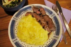 T-Bone-Steak r&uuml;ckw&auml;rts garen