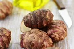 Reibekuchen aus Topinambur (Schnibbelkuchen)