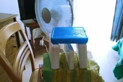 Provisorische Klimaanlage