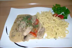 Schweinefilet a la Stroganoff