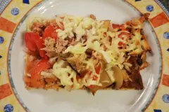 Pizza mal anders: Low Carb Pizzaboden