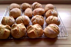 Leckere Br&ouml;tchen mit weicher Krume und zarter Kruste
