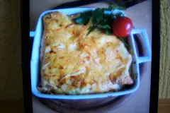 Gratinierte Spinat-Lachs-Pfanne