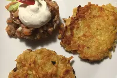 Lachstatar, eine kleine leckere Vorspeise