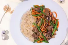 W&uuml;rzige Asia-Rindfleisch-Pfanne