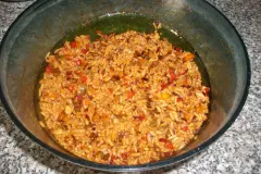 Paprika-Reis-Tricolore