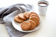 Erdnussbutter-Kekse aus drei Zutaten