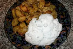 Rosmarin-Drillingskartoffeln mit Schnittlauch-Quark