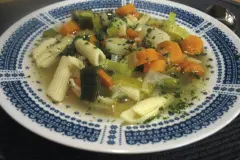 Karotten-Lauch-Suppe