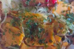 Asiatische s&uuml;&szlig;-scharfe Reisnudel-Bowl  - einfach & schnell