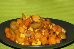 Mexikanisches K&uuml;rbis-Pfannengem&uuml;se