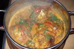 Geschmortes Paprika-H&auml;hnchen