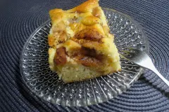Apfelkuchen vom Blech mit Schmand
