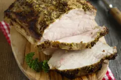 Schweinebraten mit Niedrigtemperatur garen
