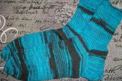 Stricksocken gegen Hornhaut an den F&uuml;&szlig;en