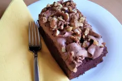Brownies mit Schokosahne und Waln&uuml;ssen