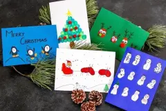 Weihnachtskarten selber basteln - 3 ausgefallene Ideen