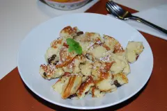 Bananenschmarren aus überreifen Bananen