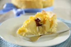 Bratapfelkuchen mit Schmand