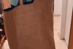 Der Beutel samt Futter und aufgen&auml;htem Label war erst mal fertig!