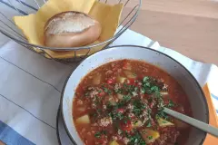 Puszta-Topf mit Hackfleisch