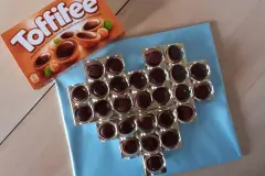 Toffifee-Herz herstellen