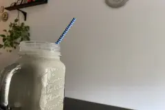 Bananenshake aus selbstgemachtem Kefir - Eiskalte Erfrischung