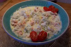 Rettichsalat mit Wiener W&uuml;rstchen