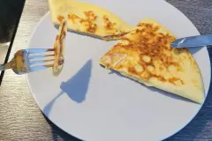 Cr&ecirc;pe mit Kinderschokolade