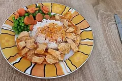 H&auml;hnchengeschnetzeltes mit Whisky-Sauce