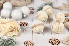 Weihnachtskugel-DIY - Upcycling zu Weihnachten