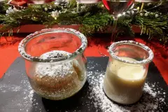 Bratapfel-Dessert im Glas