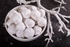 Kourabiedes - griechisches Mandelgeb&auml;ck