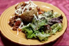 Bolognese und Backkartoffeln aus dem Multikocher