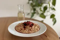 Karotten-Schoko-Porridge ohne Zucker