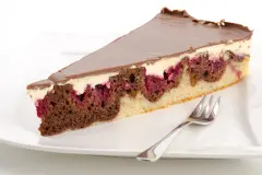 Donauwelle als Torte in der Springform