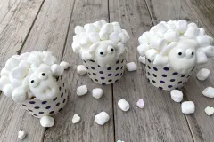 Sch&auml;fchen-Muffins mit Marshmallows