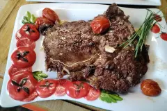 Rib-Eye-Steak braten
