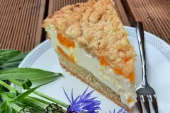 Mandarinen-K&auml;sekuchen mit Streusel