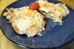 Spargel mit K&auml;se &uuml;berbacken