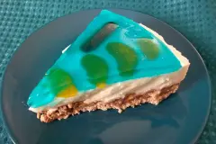 No-Bake Cheesecake mit Quark (Blue Paradise)
