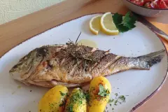 Gebratene Dorade